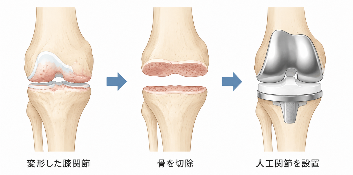人工膝関節置換術（TKA）