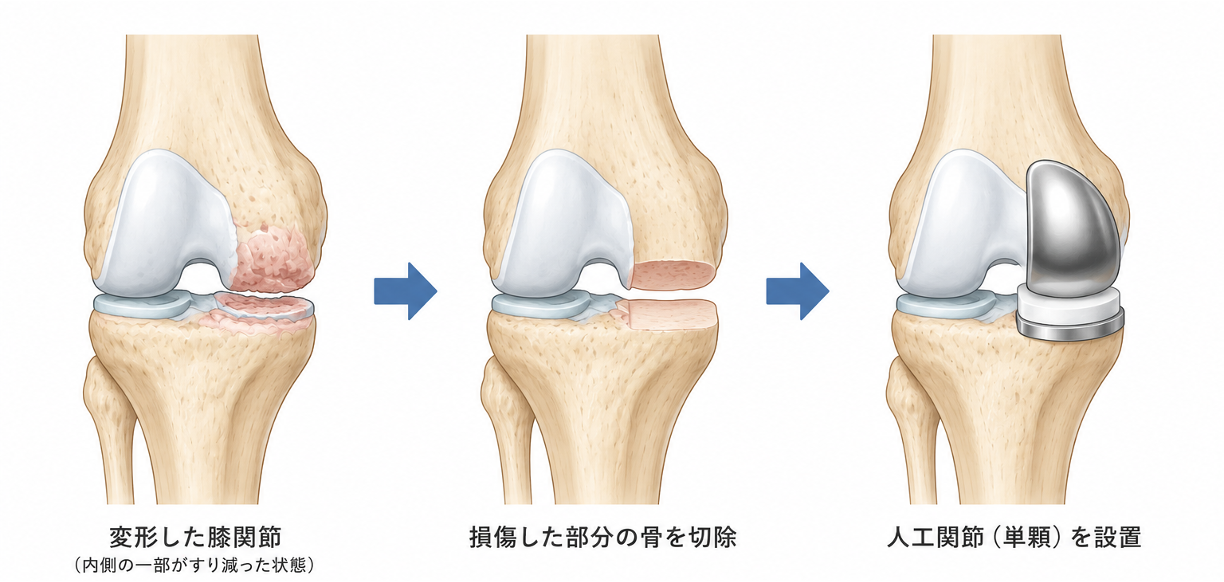 人工膝単顆置換術（UKA）